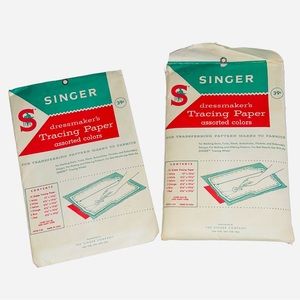 Vintage SINGER Dressmakers Tracing Paper
